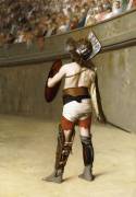 Mirmillon - A Gallic Gladiator (Jean-Léon Gérôme) - Muzeo.com