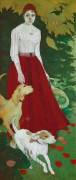 Miss Andree Bonnard and her dogs (Pierre Bonnard) - Muzeo.com