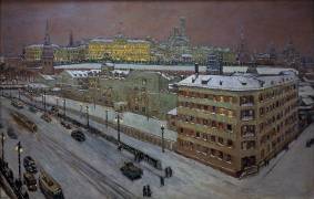 Moscow by night (Heinrich Vogeler) - Muzeo.com