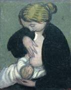 Mother in a Black Shirt (Maurice Denis) - Muzeo.com