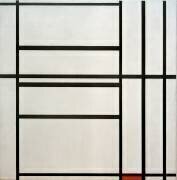N1 Composition with Grey and Red (Piet Mondrian) - Muzeo.com