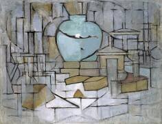 Nature morte au pot de Gingembre II (Piet Mondrian) - Muzeo.com