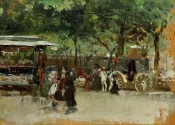 Near Paris (Joaquin Sorolla y Bastida) - Muzeo.com