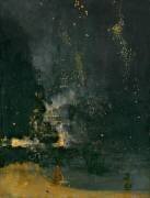 Nocturne in Black and Gold (James Abbott McNeill Whistler) - Muzeo.com