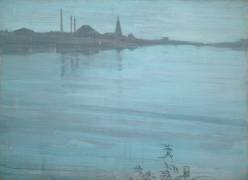 Nocturne in Blue and Silver (James Abbott McNeill Whistler) - Muzeo.com