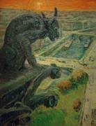 Notre Dame gargoyle (Nicolas Tarkhoff) - Muzeo.com