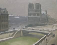Notre-Dame in the Snow (Albert Marquet) - Muzeo.com