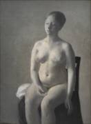 Nude female model (Vilhelm Hammershoi) - Muzeo.com