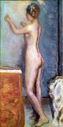 Nude on Blue Background (Pierre Bonnard) - Muzeo.com