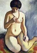 Nude with Coral Necklace (August Macke) - Muzeo.com
