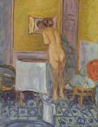Nude with Red Cloth (Pierre Bonnard) - Muzeo.com