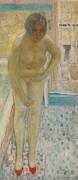 Nude with red slippers (Pierre Bonnard) - Muzeo.com