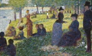 Oil Sketch for La Grande Jatte (Georges Seurat) - Muzeo.com
