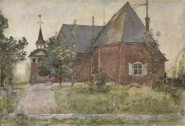 Old Sundborn Church (Carl Larsson) - Muzeo.com