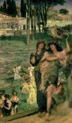 On the Road to the Temple of Ceres : A Spring Festival (Lawrence Alma-Tadema) - Muzeo.com
