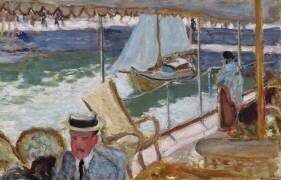 On the Yacht (Pierre Bonnard) - Muzeo.com