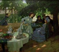 Open Air Breakfast (Leo Putz) - Muzeo.com