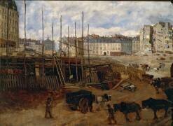 Opening of the Avenue de l’Opera in Paris (Giuseppe de Nittis) - Muzeo.com