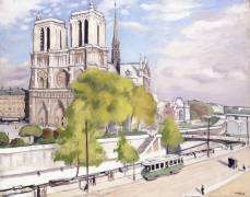 Paris, the Seine and Notre-Dame (Albert Marquet) - Muzeo.com