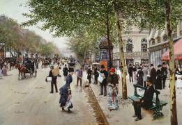 Parisian street scene (Jean Béraud) - Muzeo.com