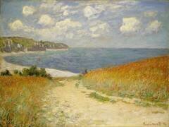 Path in the Wheat at Pourville (Claude Monet) - Muzeo.com