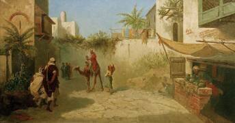 Paysage d’Afrique du Nord (Henri van Wyk) - Muzeo.com