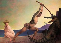 Perseus Slaying the Dragon (Félix Vallotton) - Muzeo.com