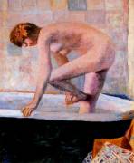 Pink Nude in the Bathtub (Pierre Bonnard) - Muzeo.com