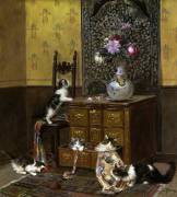 Playful Kittens (Jules Leroy) - Muzeo.com
