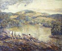 Ploughing (Ernest Lawson) - Muzeo.com
