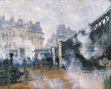 Pont de l'Europe, Gare Saint-lazare (Claude Monet) - Muzeo.com