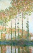 Poplars on the Banks of the Epte (Claude Monet) - Muzeo.com
