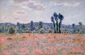Poppy Field (Claude Monet) - Muzeo.com