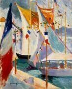 Port of Saint-Tropez (Henri-Charles Manguin) - Muzeo.com