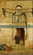 Porte du tombeau de Mourad bey au Caire (Narcisse Berchère) - Muzeo.com