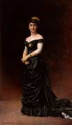 Portrait de madame Bishoffsheim (Léon Bonnat) - Muzeo.com