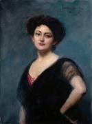 Portrait de madame Pierre Seligmann (Carolus-Duran) - Muzeo.com