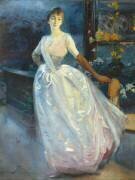 Portrait de madame Roger Jourdain, femme du peintre (Albert Besnard) - Muzeo.com