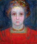 Portrait of a Girl in Red (Piet Mondrian) - Muzeo.com