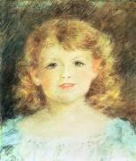 Portrait of a little girl (Auguste Renoir) - Muzeo.com