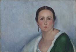Portrait of a woman (Angel Zarraga) - Muzeo.com