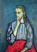 Portrait of a Young Girl (Alexej von Jawlensky) - Muzeo.com