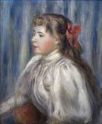 Portrait of a young girl (Auguste Renoir) - Muzeo.com