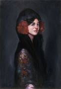 Portrait of an Elegant Lady (Ignacio Zuloaga y Zabaleta) - Muzeo.com