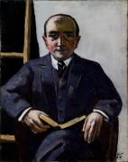 Portrait of Curt Glaser (Max Beckmann) - Muzeo.com