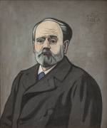 Portrait of Emile Zola (Félix Vallotton) - Muzeo.com