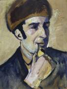 Portrait of Franz Marc (August Macke) - Muzeo.com