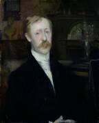 Portrait of George Moore (Jacques-Emile Blanche) - Muzeo.com