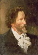Portrait of Ilja Repin (Boris Mikhailovich Kustodiev) - Muzeo.com