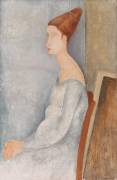 Portrait of Jeanne Hebuterne (Amedeo Modigliani) - Muzeo.com